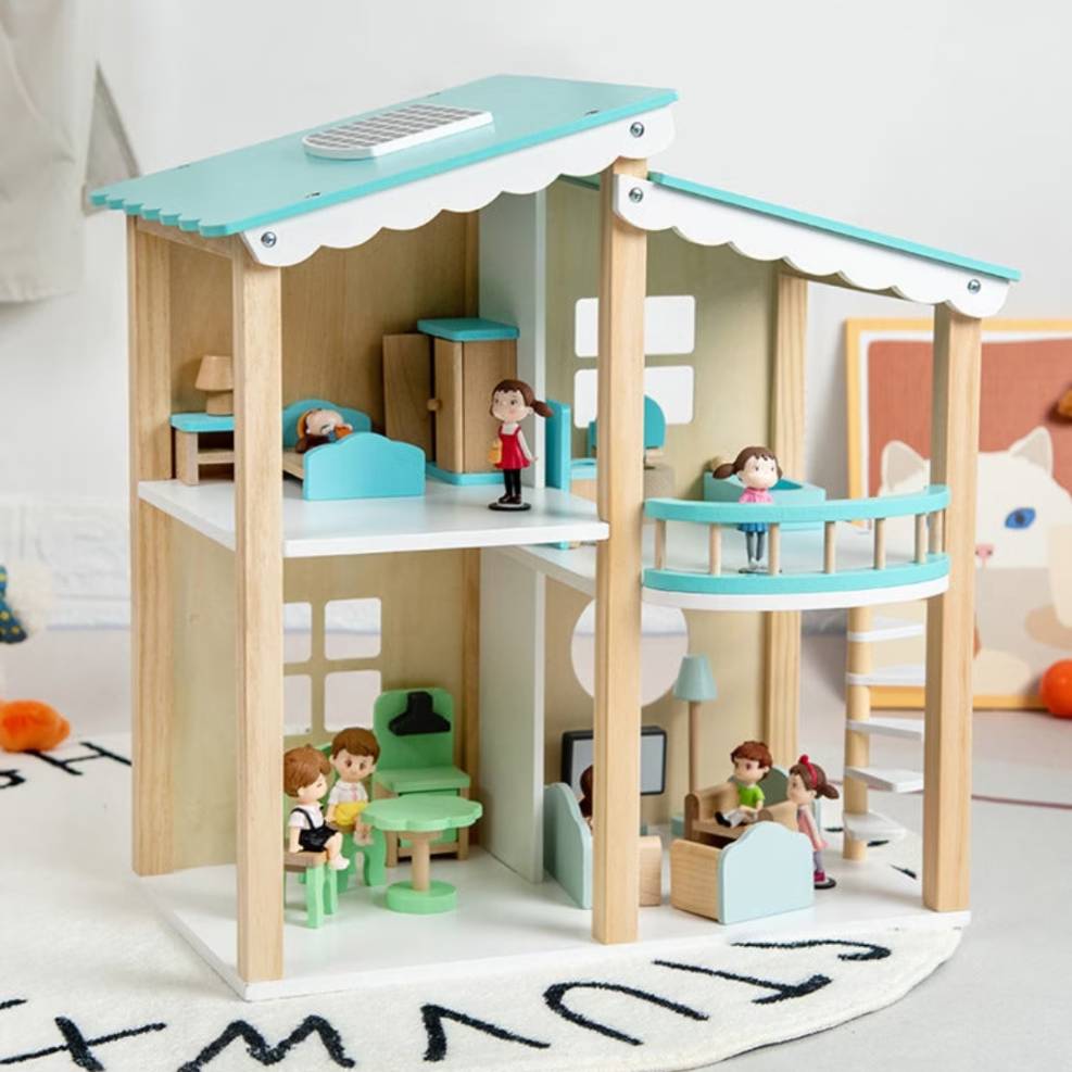 Casa de madera estilo escandinavo