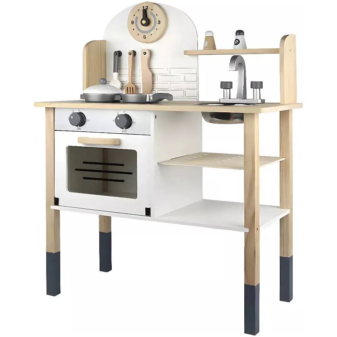 Cocinita Infantil de Madera Estilo Nórdico