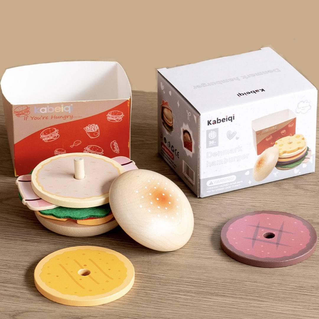Mi Primera Hamburguesa de Madera