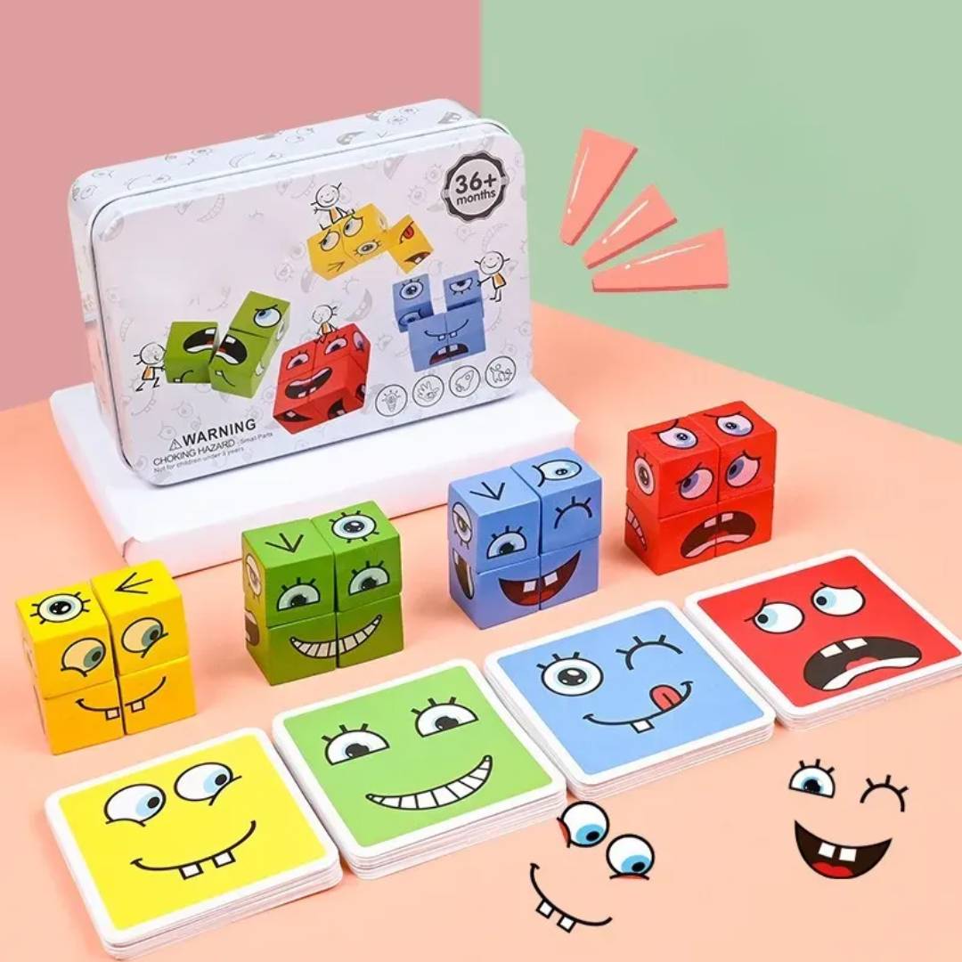 Puzzle de expresiones y emociones